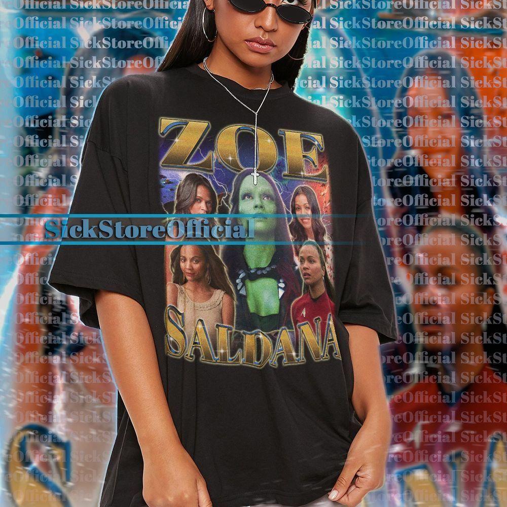 Zoe Saldana Vintage Vuitino Shirt Zoe Saldana Vintage Vuitino Shirt